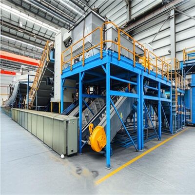 Recycled Aluminum Production Line with Scrap Collection Sorting Delacquering and Molten Metal Filtration