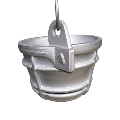 CE Certified Industrial Molten Aluminum Ladle Withstands 1200°C for Long-Distance Transfer with Excellent Thermal Insulation