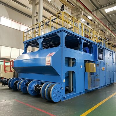 Furnace Charging Vehicle with Interchangeable Scrap Containers Vertical Lift and Telescopic Arm for Efficient Charging