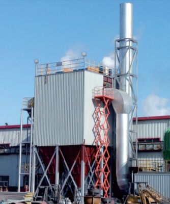 Environmentally Friendly Cartridge Dust Collector with Large Air Volume High Dust Removal Efficiency and PLC Control System