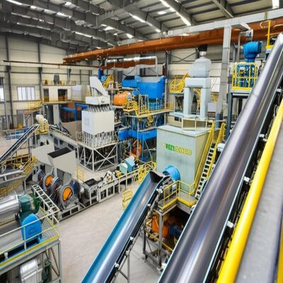 5 Tons Per Hour Waste Aluminum Recycling Line with 415V±10% Power Supply and Centralized Control System