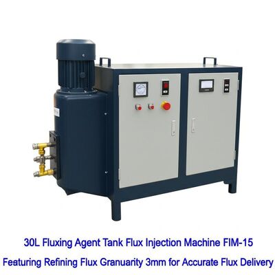 120L Crucible Capacity Flux Injection Machine with ±0.1mm Injection Accuracy and 3mm Refining Flux Granularity for Aluminum Refining