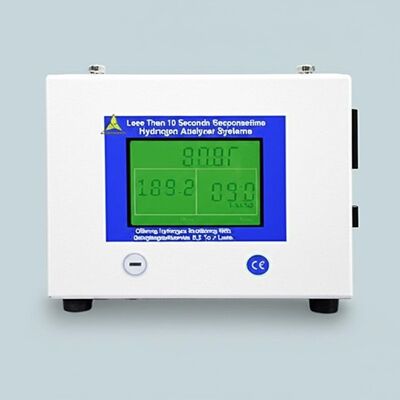 Hydrogen Analyzer with Less Than 10 Seconds Responsetime and Sample Gas Flow Rate 0.5 To 2 L/min Featuring Automatic And Manual Calibration