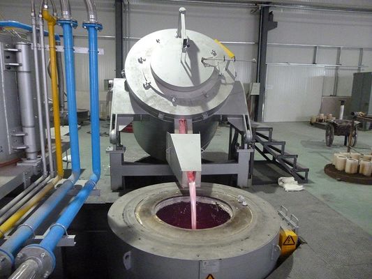 1000kg Capacity Aluminum Holding Furnace For Holding Crucible And Aluminum