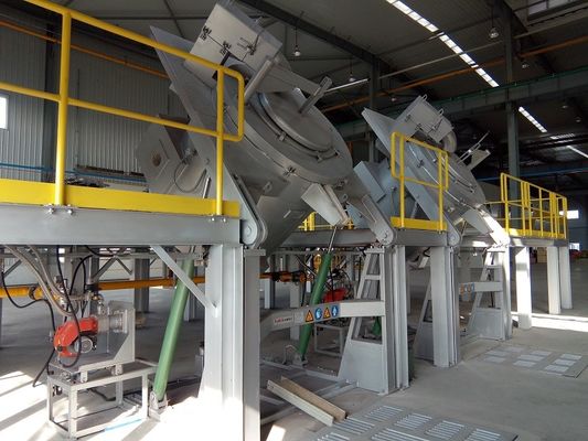 850 C Rated Molten Aluminum Temperature Aluminum Holding Furnace With 1000KG Capacity