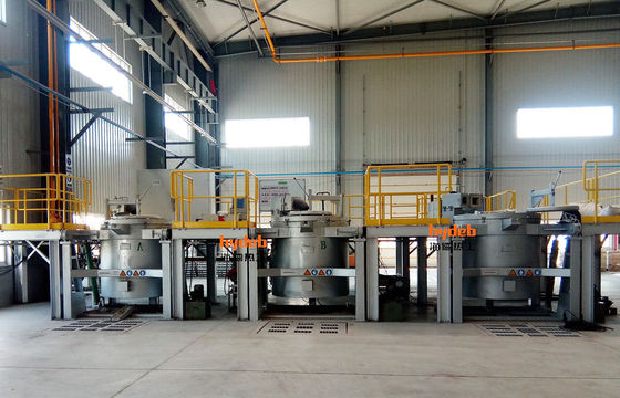 1000kg Capacity Aluminum Holding Furnace For Holding Crucible And Aluminum