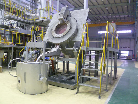 1000kg Capacity Aluminum Holding Furnace For Holding Crucible And Aluminum