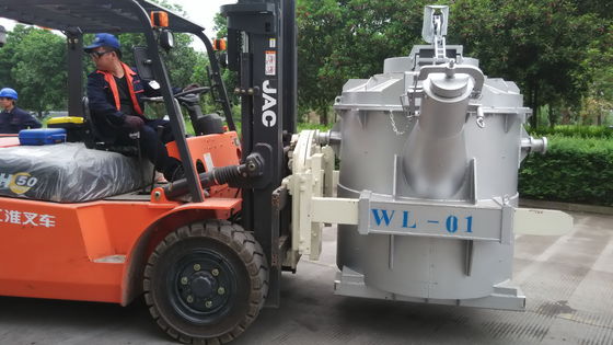 3000KG 50C Molten Aluminum Transfer Ladles With Pouring Lip