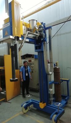 Mobile Rotary Degassing Aluminum Equipment With Wheels For Molten Aluminum