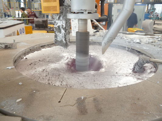 0-99 Min Refinement Time Rotary Degassing Unit With 4kW Total Power For Refined Flux Powder Spraying Amount 0-350 G/min