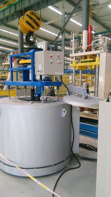 500 Rpm 0.6 Mpa Rotary Degassing Unit  Aluminum Hanger Crane Lifting ISO9001