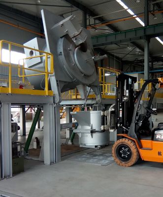 Capacity 800KG Electric LPG Aluminium Crucible Melting Furnace For Direct Casting