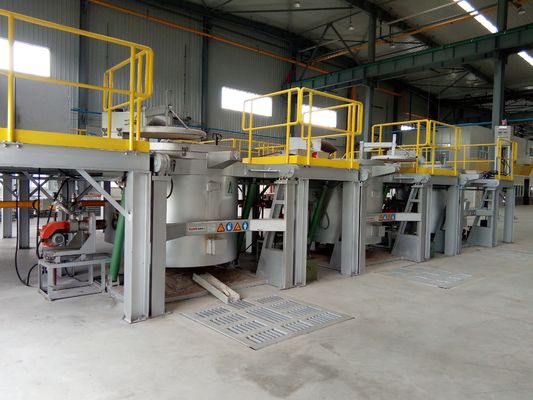 600kg 950C Industrial Electric Aluminum Melting Furnace For Die Casting