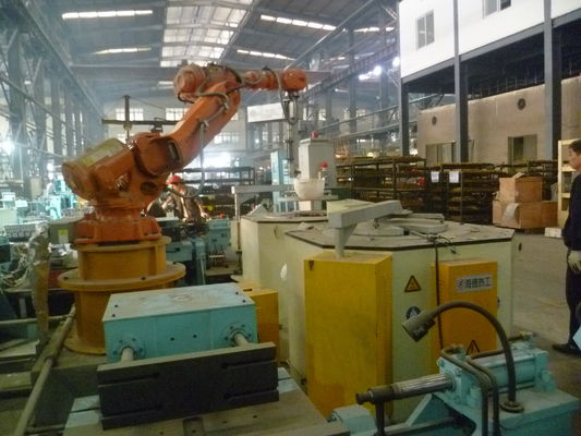 600KG Industrial Heat Treat Aluminum Crucible Furnace Die Casting