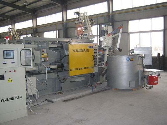 Stationary Type Aluminum Crucible Furnace Silver 800KG Industrial Aluminum Melting Furnace