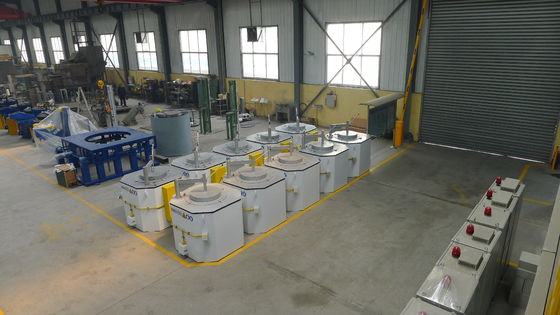 1200KG Aluminum Melting Furnace
