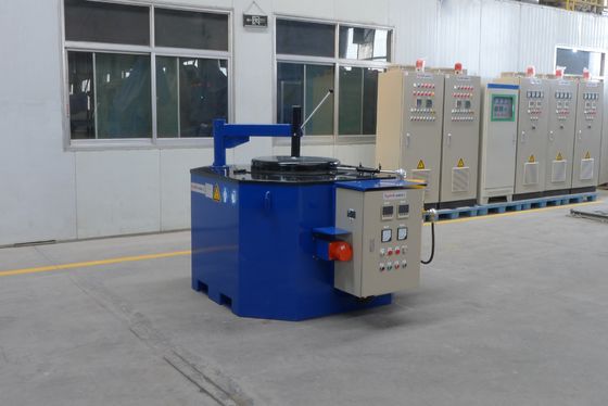 980 Deg Tilting Crucible Aluminum Melting Furnace Optimizing Melt For Foundry