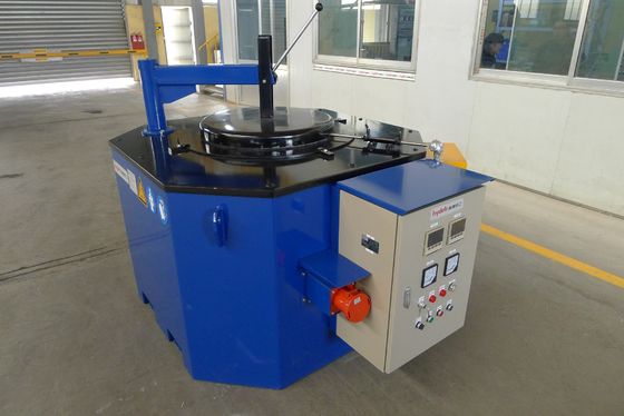 980 Deg Tilting Crucible Aluminum Melting Furnace Optimizing Melt For Foundry