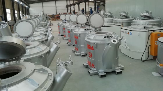 Automatic Temperature Control Ladle Preheater For Transfer Ladles 50Hz Frequency Manual
