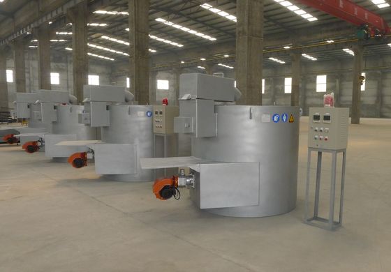 220V Automatic Aluminum Melting Furnace With Manual Control