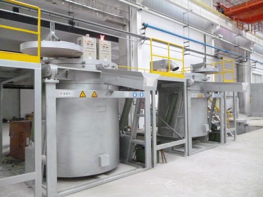 LPG 900C Holding Aluminum Melting Furnace Machine Die Casting High Utilization