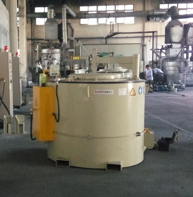 Industrial Ovens And Aluminum Crucible Furnace Grey 1200KG For HPD 45 Deg