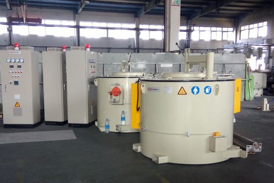 220V Automatic Aluminum Melting Furnace With Manual Control