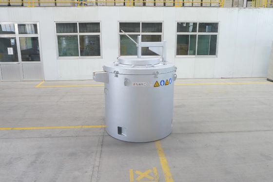 Light Yellow 800KG Holding Furnace Die Casting Induction Melting Aluminum For LPD