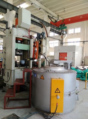 500KG Gas Aluminum Holding Furnace Maintenance Temp For Melting Aluminum HPD Casting