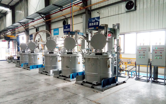 Transfer Ladle Gas Fired Electric Type Preheating Device For Molten Aluminum