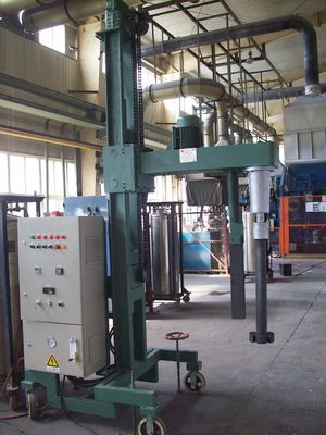 0.1mpa 600 Rpm Rotary Degassing Unit Process Of Refining Aluminium Prevention Overheat