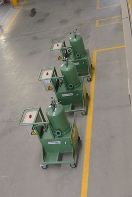 30KG Green Deslagging Flux Injector Device For aluminum alloy die casting