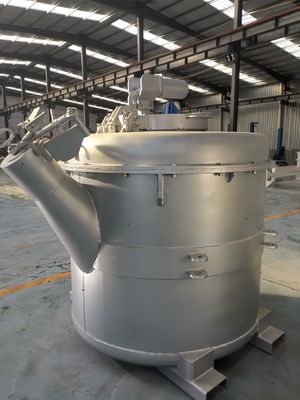 Teapot 1500 KG Capacity Aluminum Pouring Industrial Furnace Ladle For Transporting Liquid