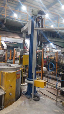 380V 50Hz Aluminium Degassing Machine with Durable Launder Lining Life 18 Months and High Purity Nitrogen or Argon Refining