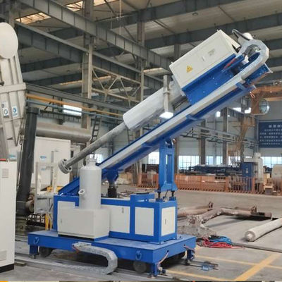 Rotary Flux Injector with Servo Motor Injection Pressure Control 0-300mm/s Speed and 25MPa Pressure for Aluminum Refining