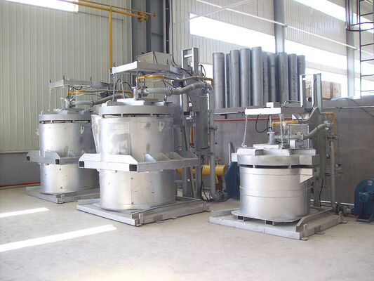 Air Cylinder Lifting Power Ladle Preheater with LNG Energy Supply for 500-1200°C Temperature Range